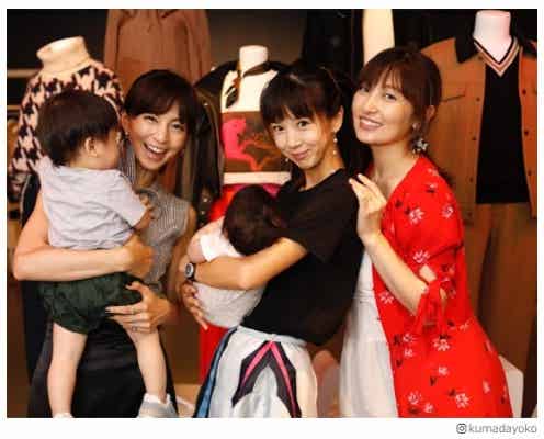 熊田曜子&安田美沙子&ほしのあき、“グラビアレジェンド”ママ友会に反響「みんな全く変わらない」