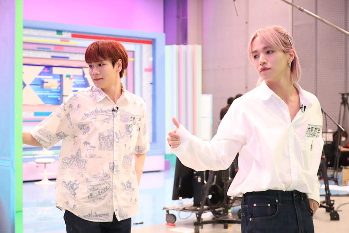 豆原一成、大平祥生 (C)フジテレビ