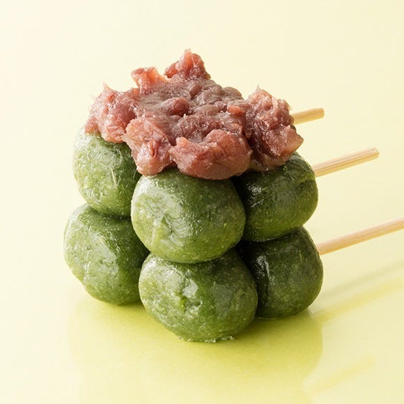 シャトレーゼ　120円スイーツ　よもぎ香る粒餡団子カップ入