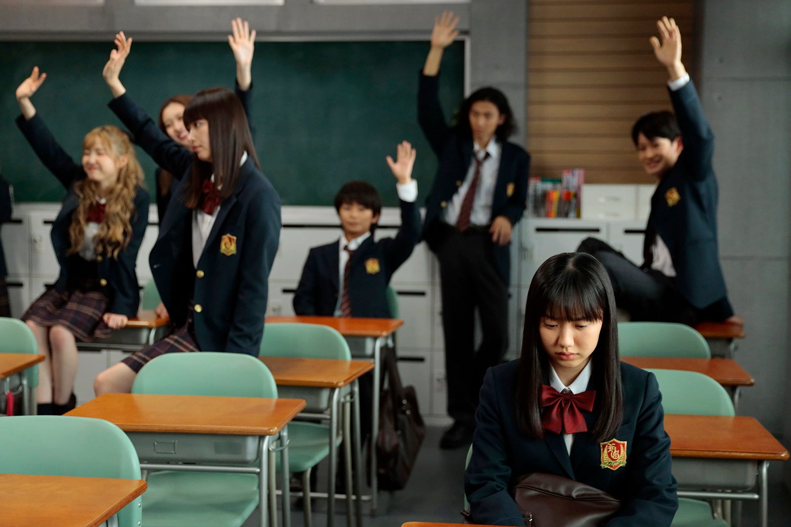 芦田愛菜「最高の教師 1年後、私は生徒に■された」第1話より（C）日本テレビ