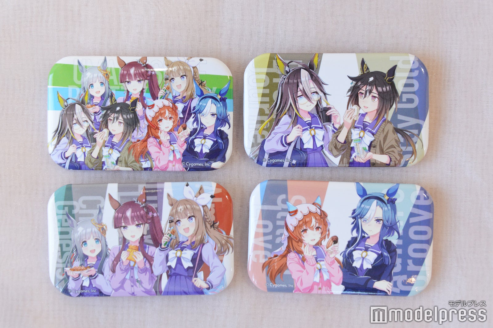 オリジナル缶バッジ 全4種（C）モデルプレス