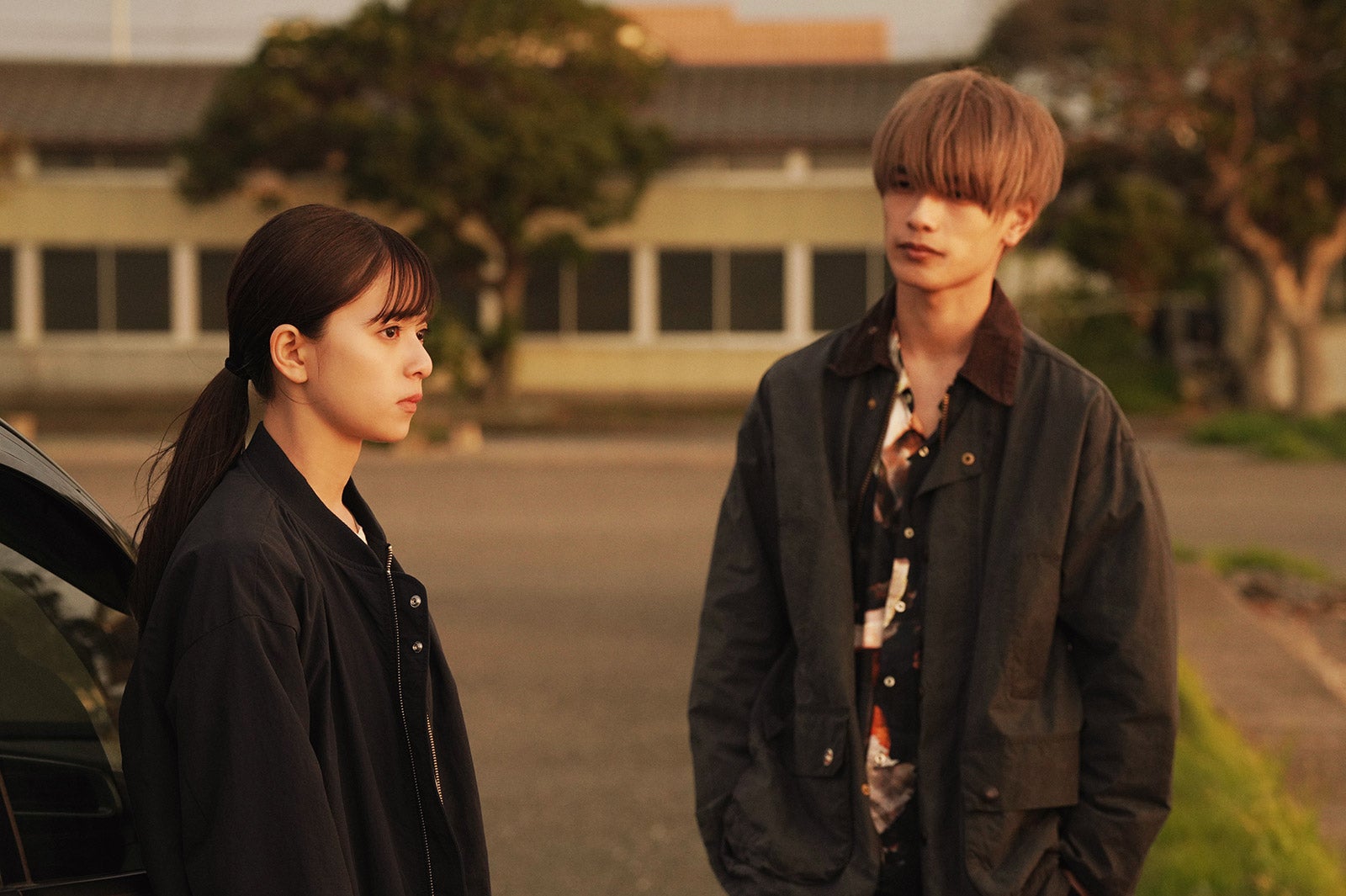 齋藤飛鳥、高橋恭平（C）2024映画「マイホームヒーロー」製作委員会