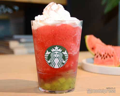 スタバ新作「GABURI スイカ フラペチーノ」完熟スイカのみずみずしい甘さをぎゅっと凝縮!夏に飲みたくなる一杯<試飲レポ>