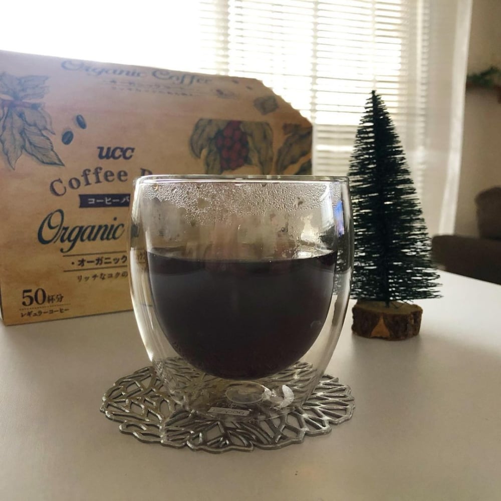 コストコのコーヒーバッグで淹れたコーヒーの写真