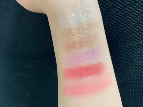 メイクパレットシマーラッシュ スウォッチ