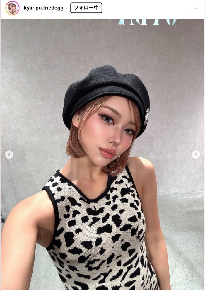 きぃぃりぷ(鈴木綺麗)Instagramより