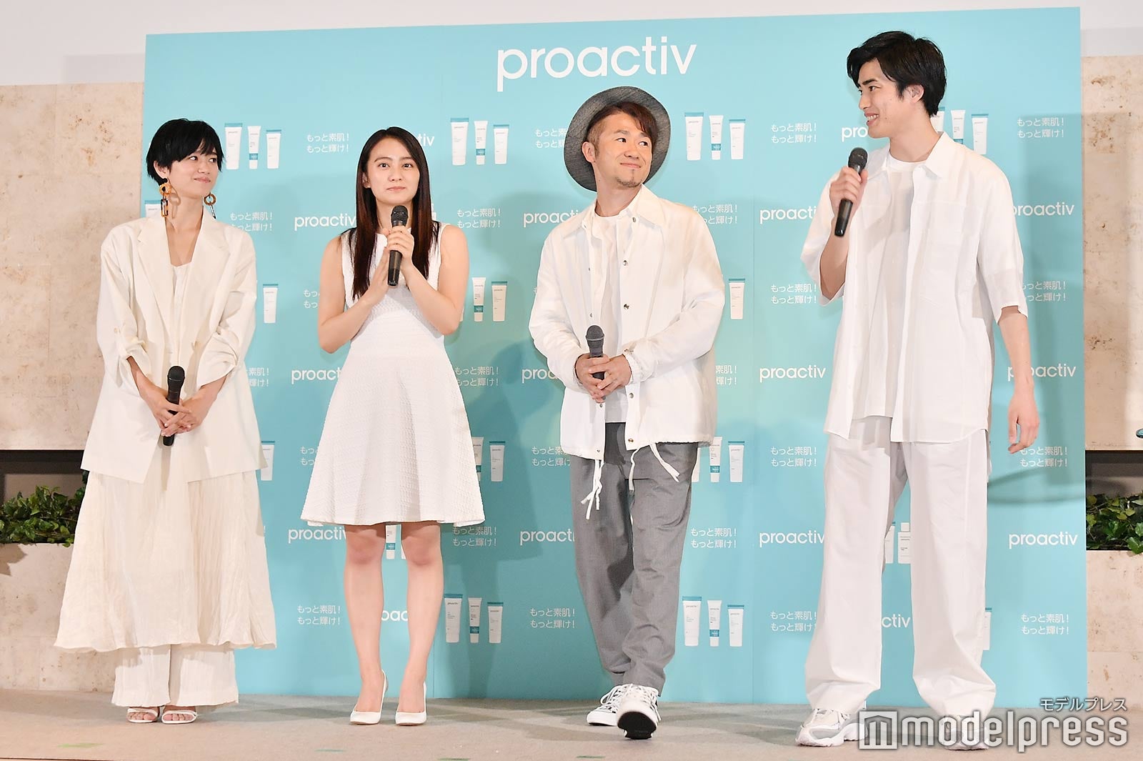 宮城舞、岡田結実、ナオト・インティライミ、樫尾篤紀 （C）モデルプレス