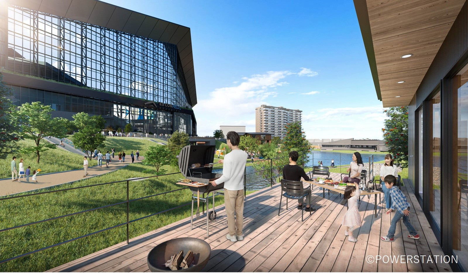 北海道の新球場そばにグランピング＆デイキャンプ施設、2023年3月開業