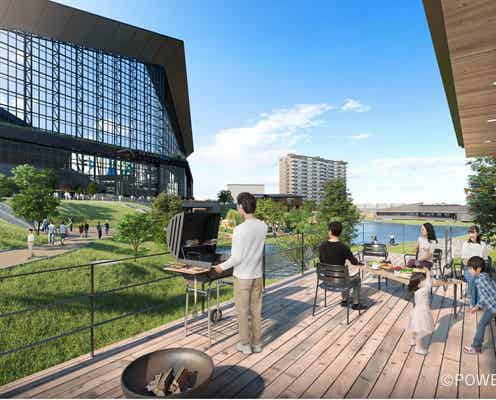 北海道の新球場そばにグランピング&デイキャンプ施設、2023年3月開業
