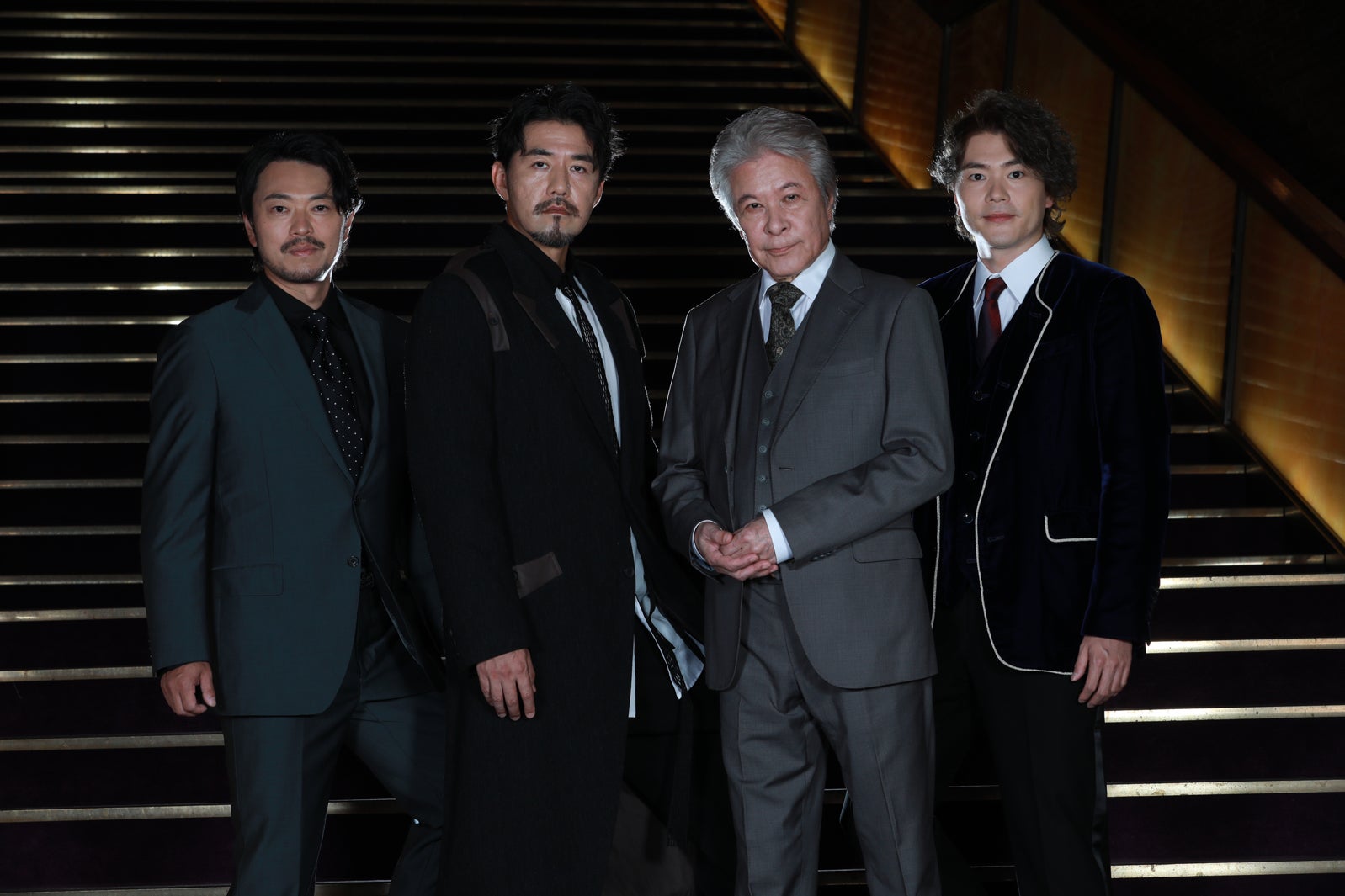 飯田洋輔、吉原光夫、鹿賀丈史、佐藤隆紀／撮影：田内峻平（TOHOマーケティング）