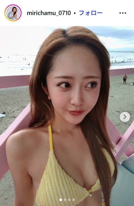 みりちゃむInstagramより
