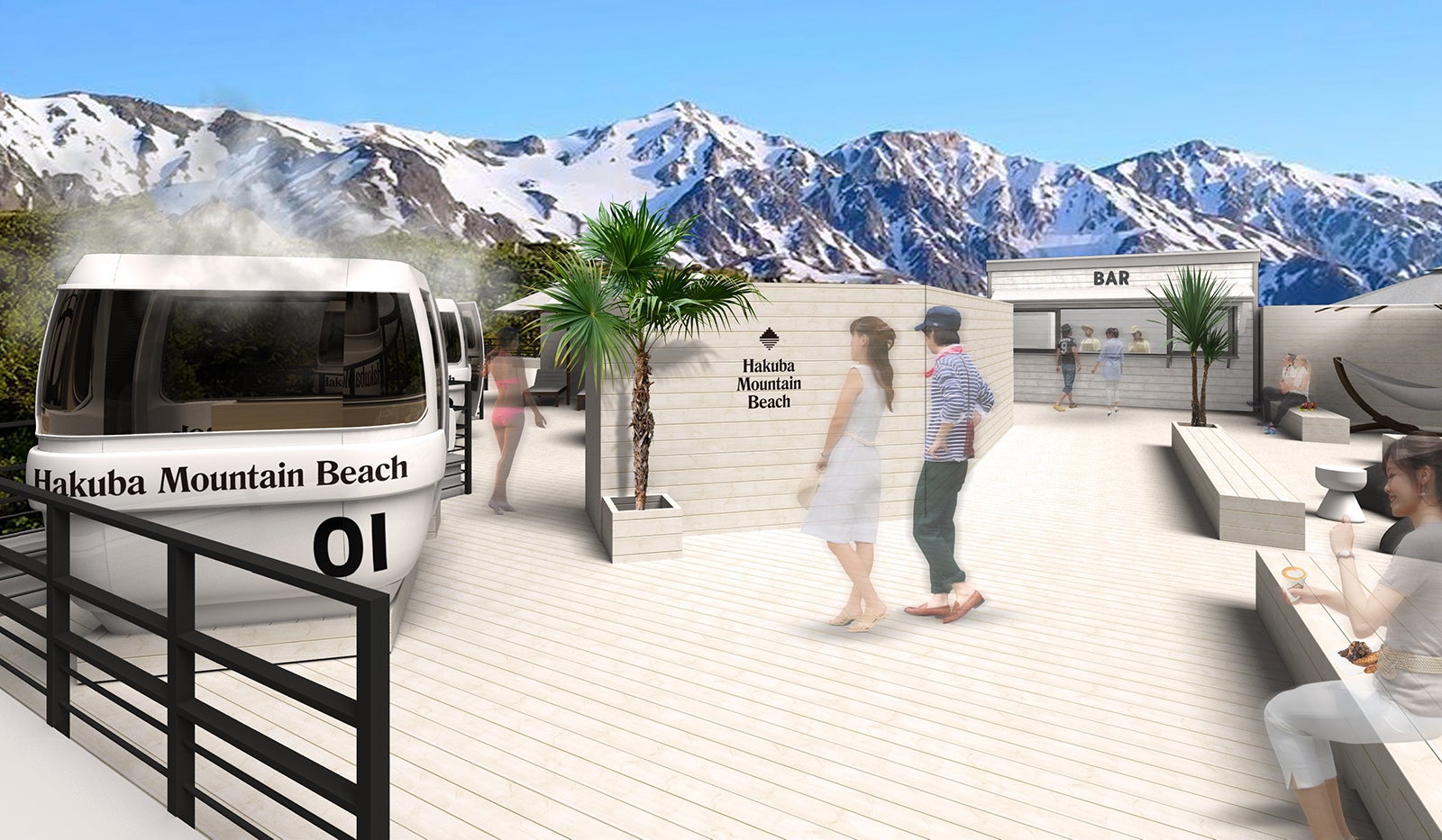 エントランス周辺（イメージ）／画像提供：白馬観光開発