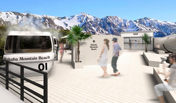 エントランス周辺（イメージ）／画像提供：白馬観光開発