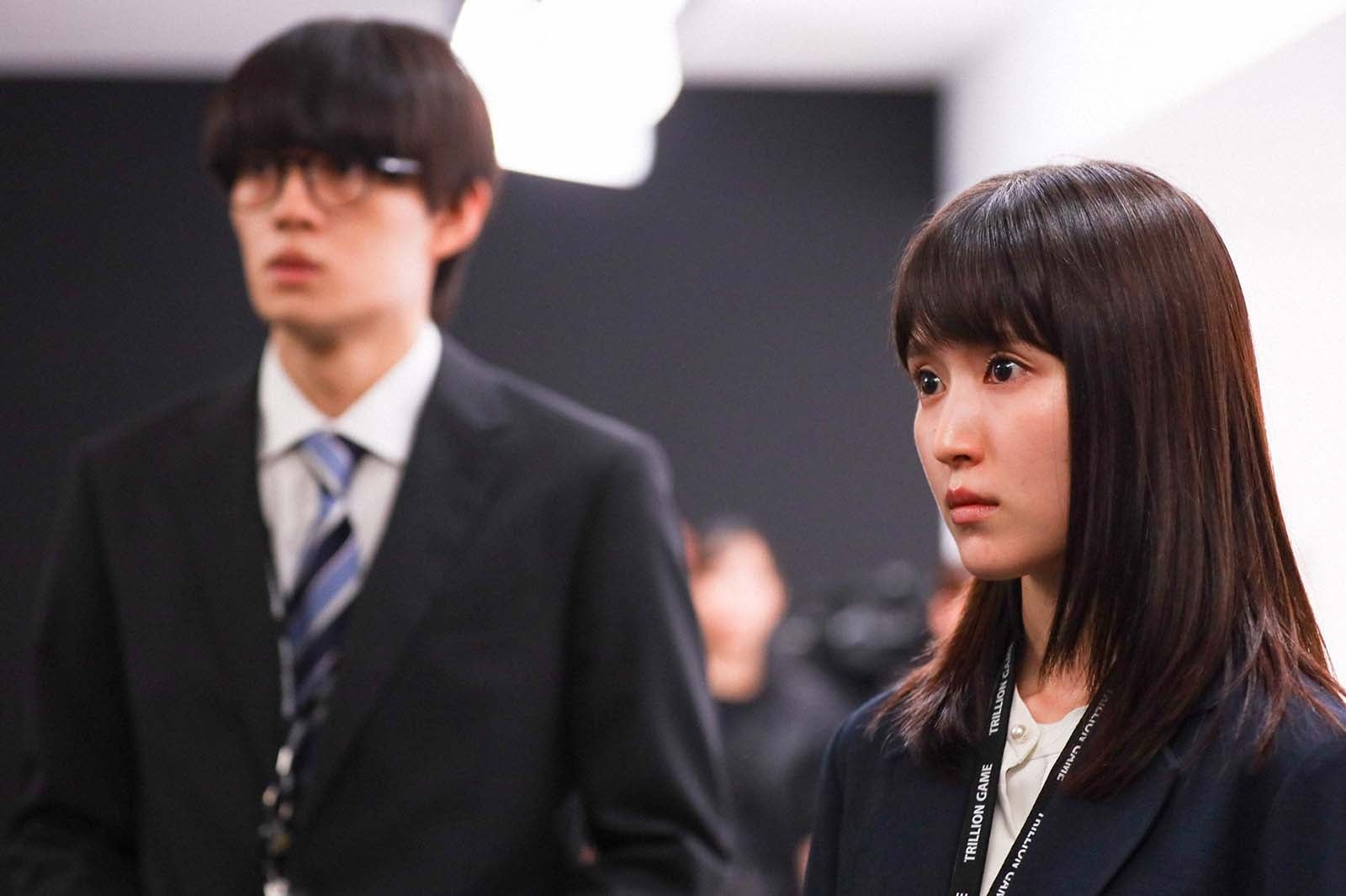 佐野勇斗、福本莉子「トリリオンゲーム」第7話より（C）TBS／撮影：高橋裕子