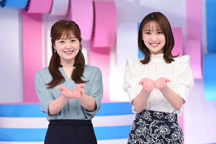 水卜麻美、林田美学(C)日本テレビ
