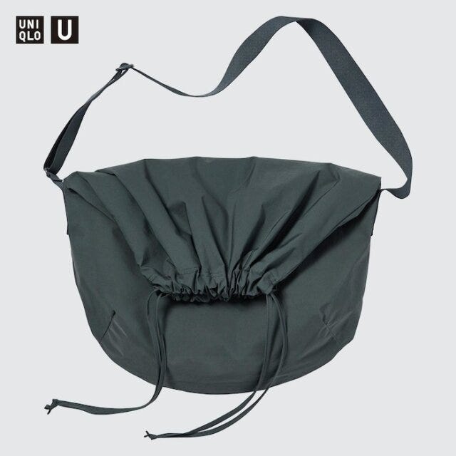 GU ユニクロ しまむら 高見えバッグ GU ユニクロ しまむら 高見えバッグ ドローストリングショルダーバッグ