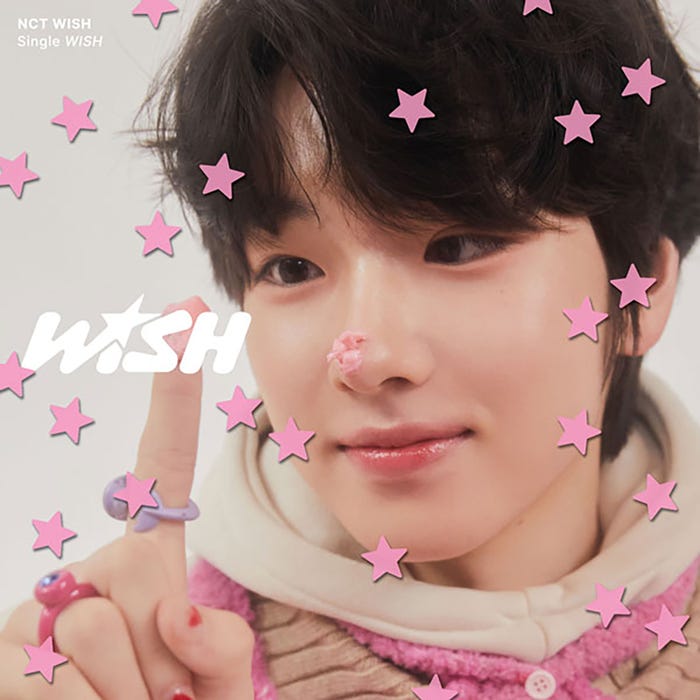 NCT WISH Japan 1st SINGLE「WISH」サクヤ(SAKUYA)ジャケット(提供写真)
