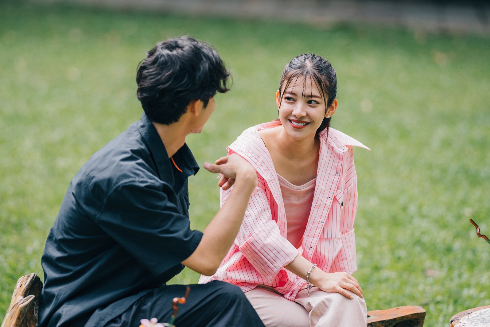 高崎凌、谷岡美沙紀「LOVE CATCHER Japan」第6話（C）CJ ENM CO., LTD. All Rights Reserved（C）AbemaTV,Inc.