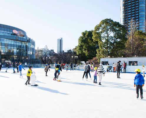 東京ミッドタウンの屋外アイススケートリンク「ミッドタウン アイスリンク」開場