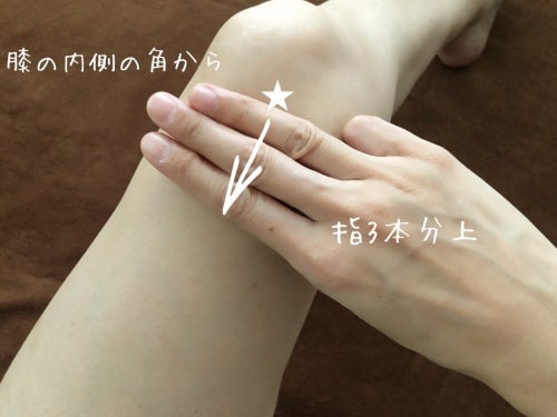 血海のツボの探し方