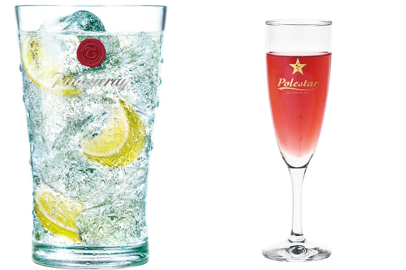 タンカレージントニック、ポールスターカシス／画像提供：横浜赤レンガ倉庫