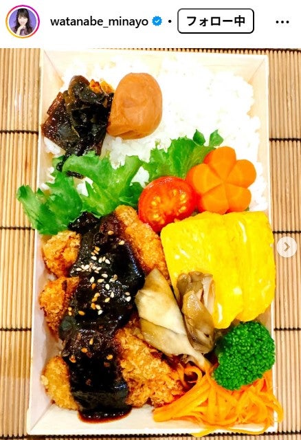 渡辺美奈代Instagramより