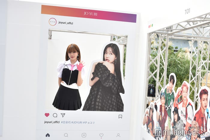 Instagramのフレームと映るチョ・ユリ(C)モデルプレス