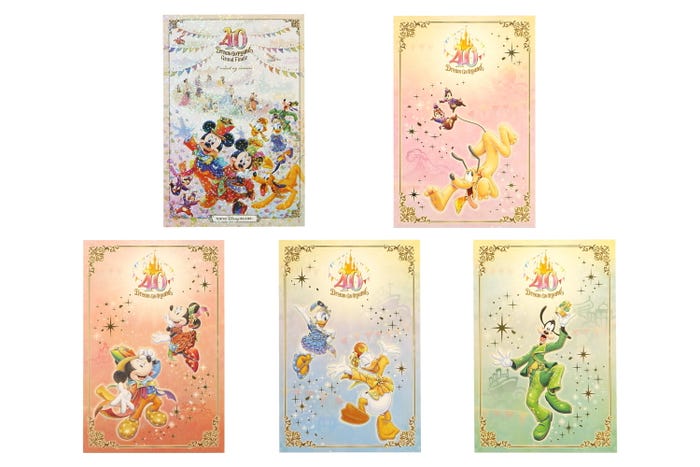 ポストカードセット1,300円(C)Disney
