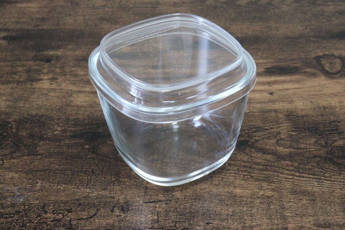 蓋をしたままレンジで使える 耐熱ガラス容器 小鉢型/中 蓋をしたままレンジで使える 耐熱ガラス容器 小鉢型/中