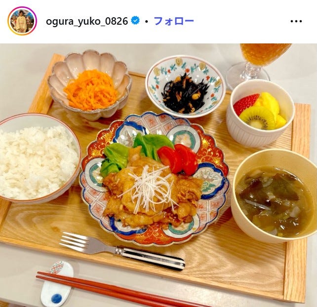 小倉優子Instagramより
