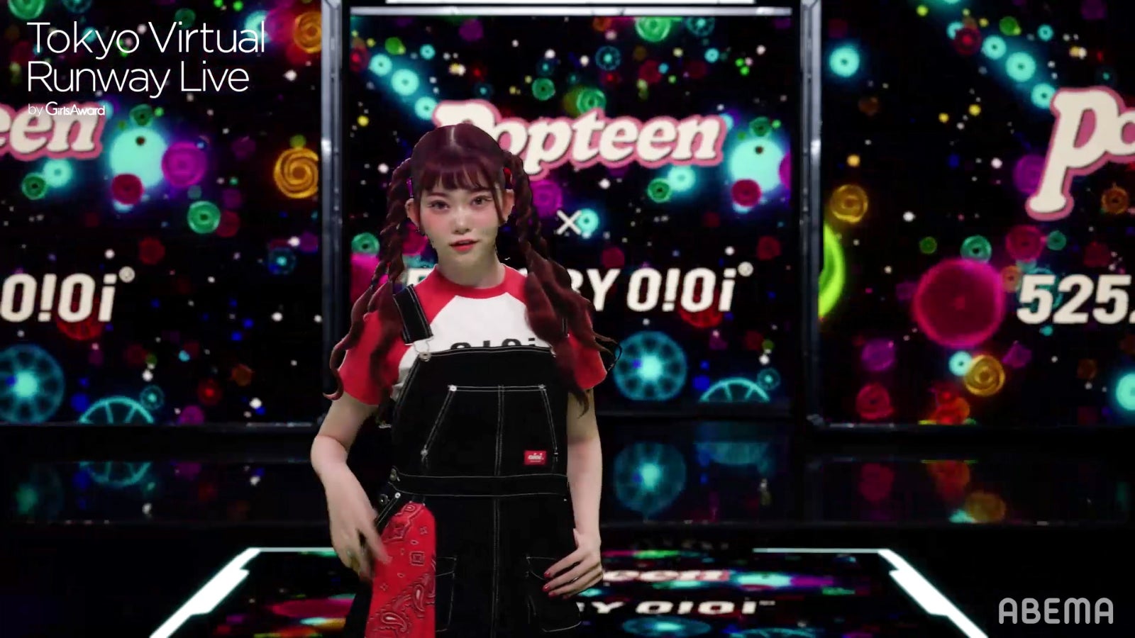 タルちゃん（C）Tokyo Virtual Runway Live by GirlsAward （C）AbemaTV, Inc.