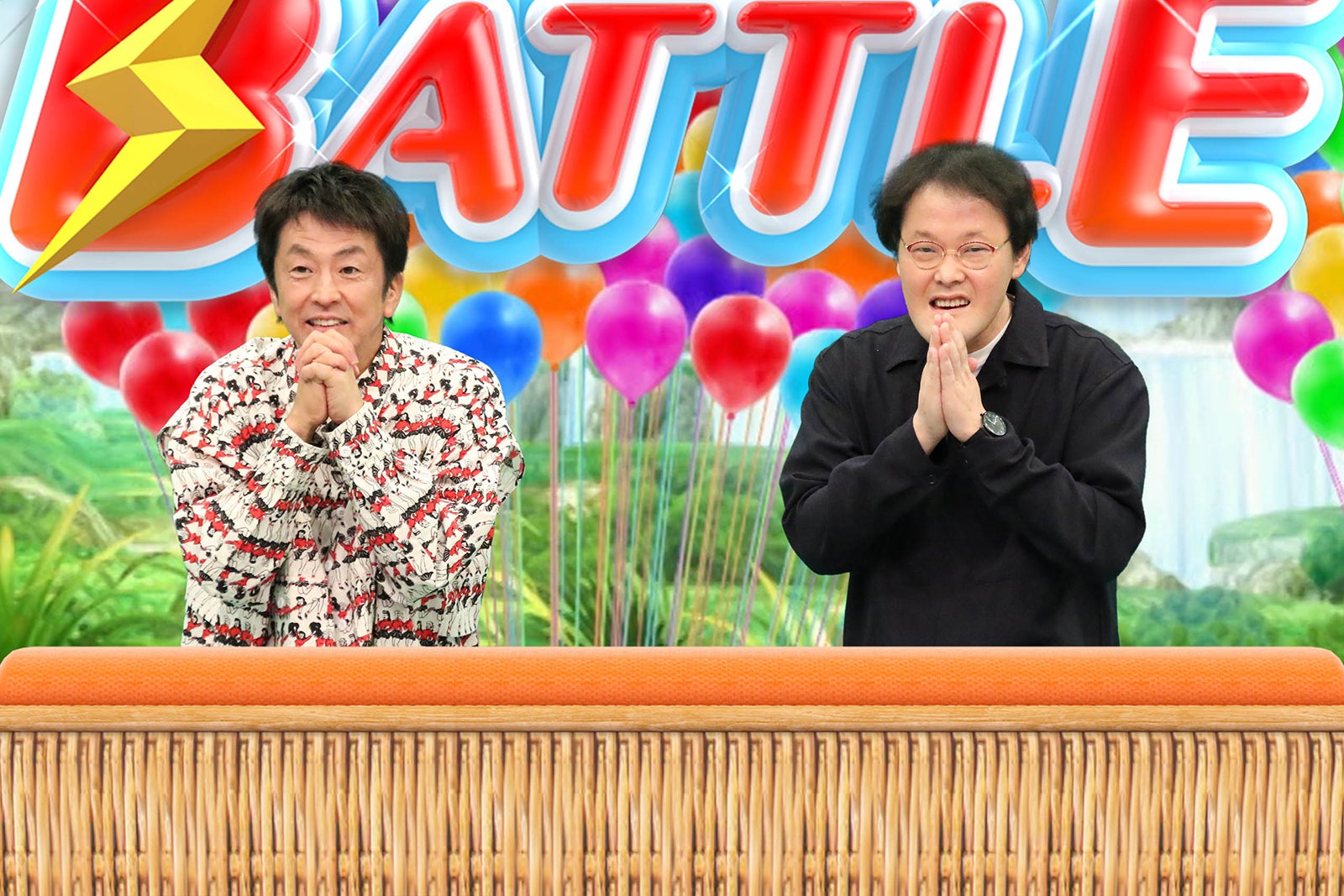 （左から）堀内健、稲田直樹 （C）フジテレビ