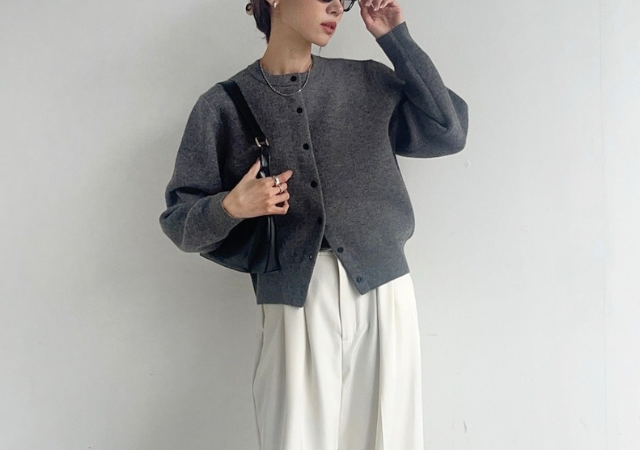 今季はグレーニットで最強に垢抜ける♡マネするだけで今っぽい！大人女子の着こなし5style