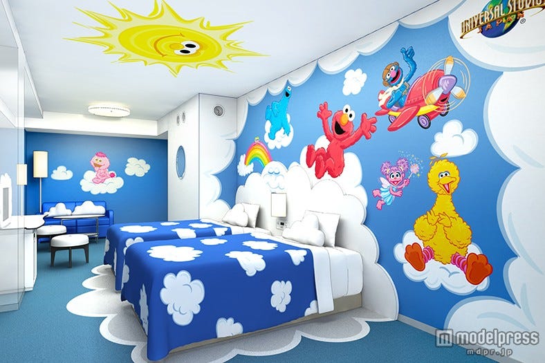 USJホテル、初のセサミストリートキャラフロア誕生