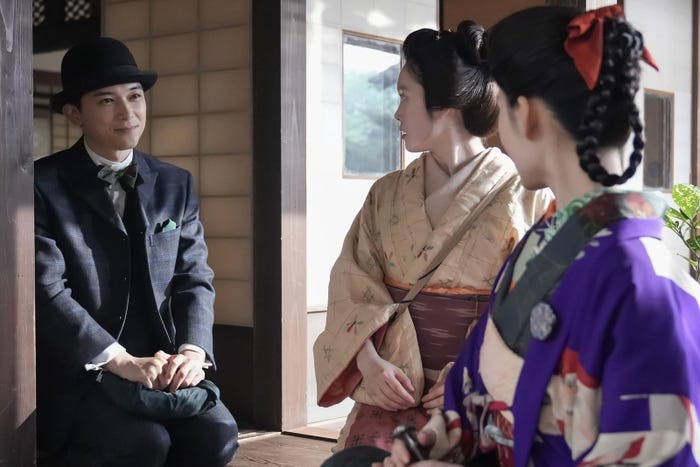 吉沢亮、高石あかり、北香那「ばけばけ」第44話(C)NHK