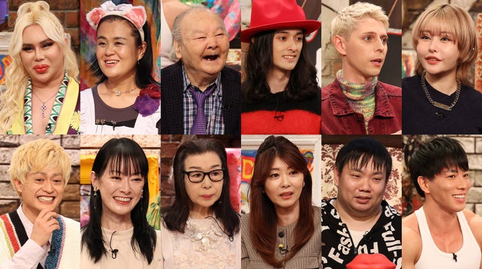 (上段左から)アレン、柿沼しのぶ、加藤一二三、栗原類、小原ブラス、戦慄かなの(下段左から)塚田僚一、遠野なぎこ、矢部文子、矢部美穂、山下恵司、横川尚隆(C)フジテレビ