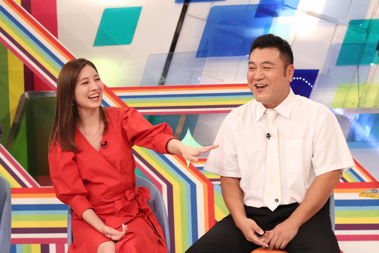 大石絵理、山崎弘也（C）フジテレビ