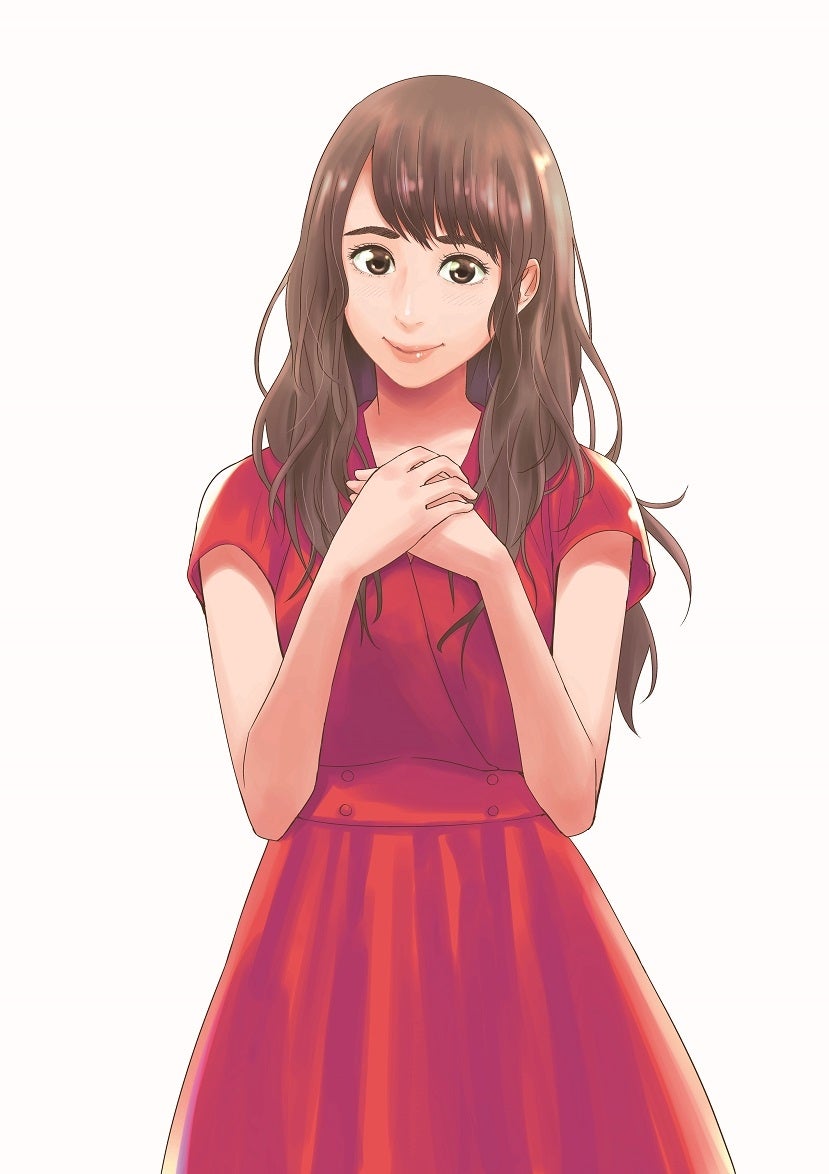 漫画化した渡辺梨加／「ぺーちゃん、写真集出すってよ」／大竹利朋氏（提供写真）