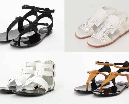 旬のこなれ感!「フラットサンダル」があれば即エフォートレススタイルに