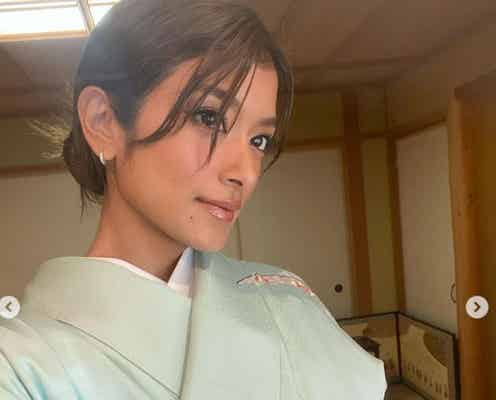 ローラ、美しい着物姿で茶道稽古に挑戦「日本文化に対する考えも素敵」の声
