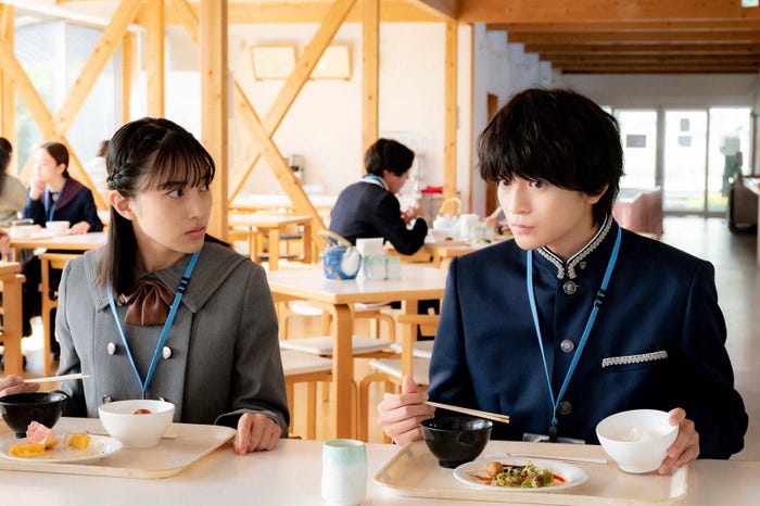 久保田紗友、高橋文哉「フェルマーの料理」第3話より(C)TBS