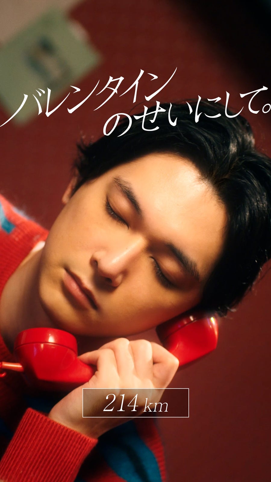 吉沢亮／新WEB動画「214km」篇より（提供写真）