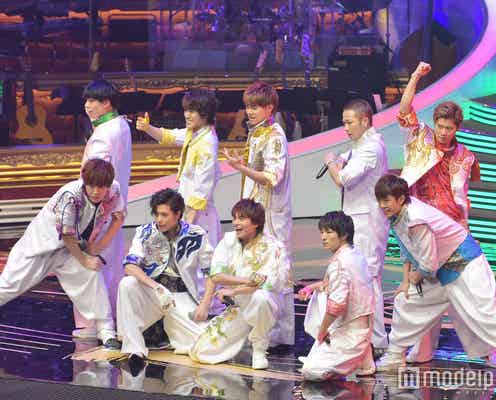BOYS AND MEN、レコ大で存在感 iKONにハイタッチも<レコ大>
