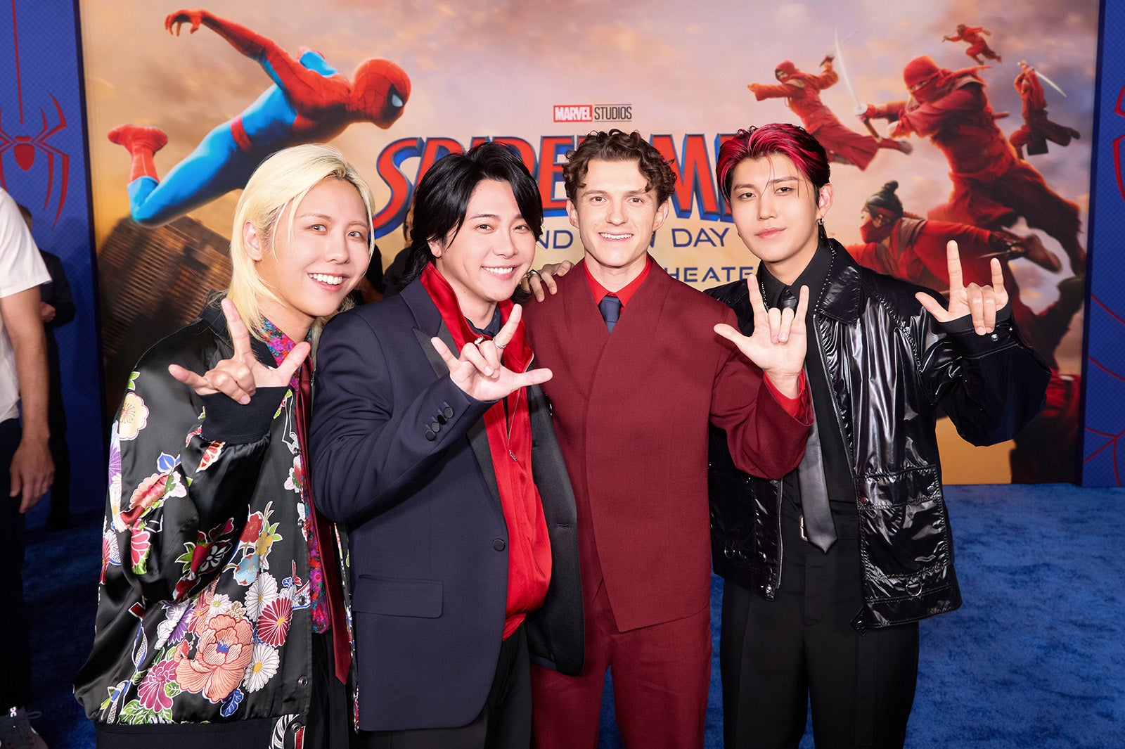 Mrs. GREEN APPLE、米LAでトム・ホランドと“約束の再会”「スパイダーマン」米LAでワールドプレミア開催