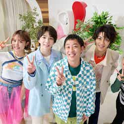 （左から）王林、塩崎太智、森田哲矢、曽野舜太、古川優香 （C）日本テレビ