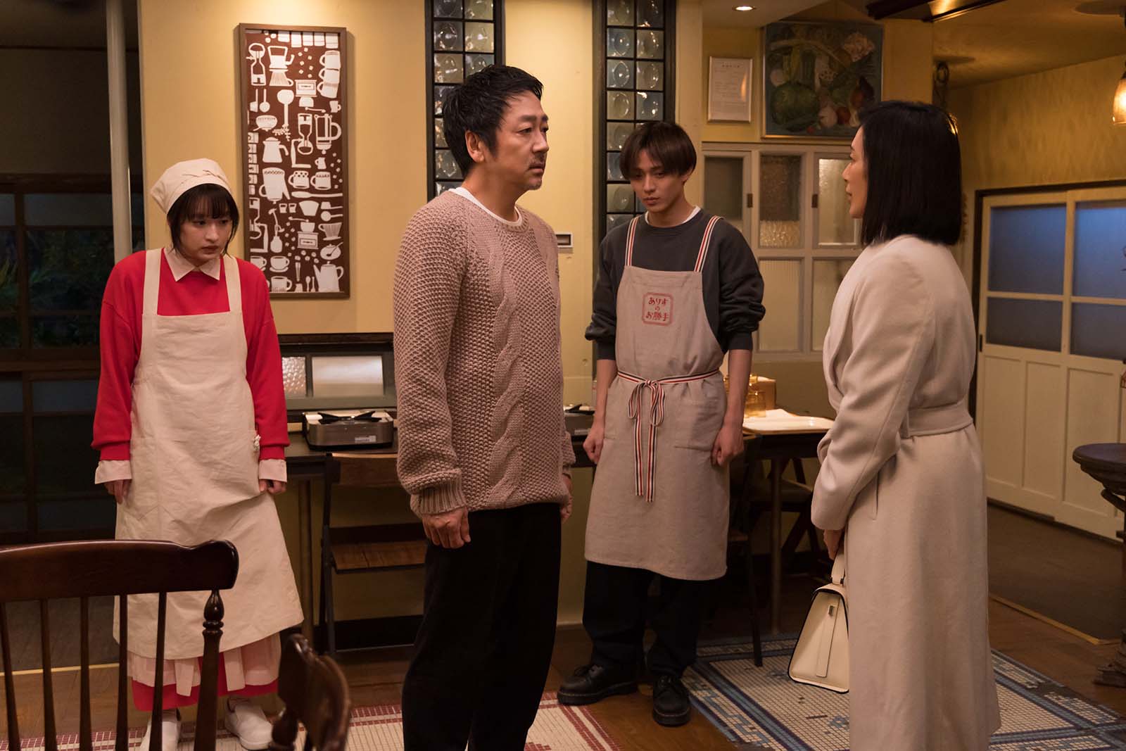 門脇麦、大森南朋、永瀬廉、木村多江「厨房のありす」第4話より（C）日本テレビ