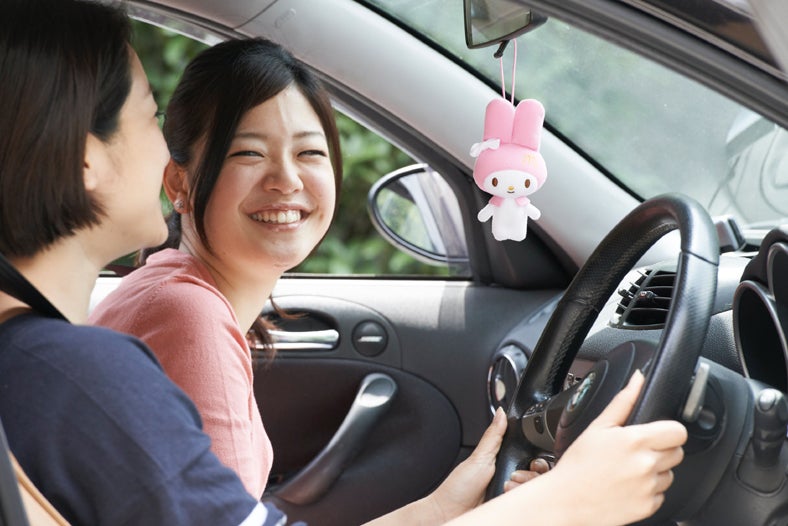 ドライブもマイメロディと一緒