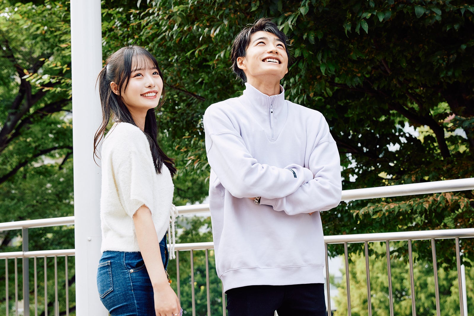 高鶴桃羽、大久保琉唯 「オオカミちゃんとオオカミくんには騙されない」最終話（C）AbemaTV, Inc.