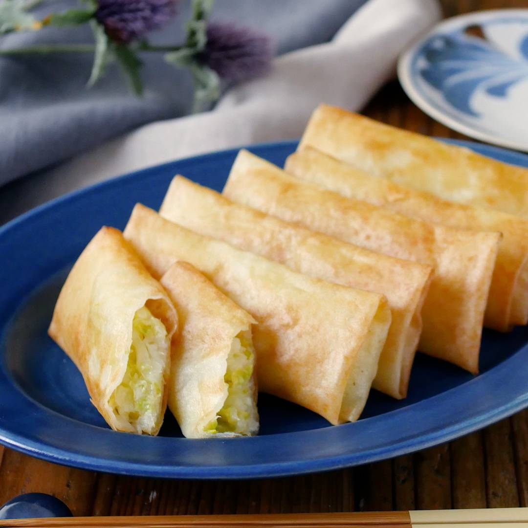 白菜チーズ春巻き