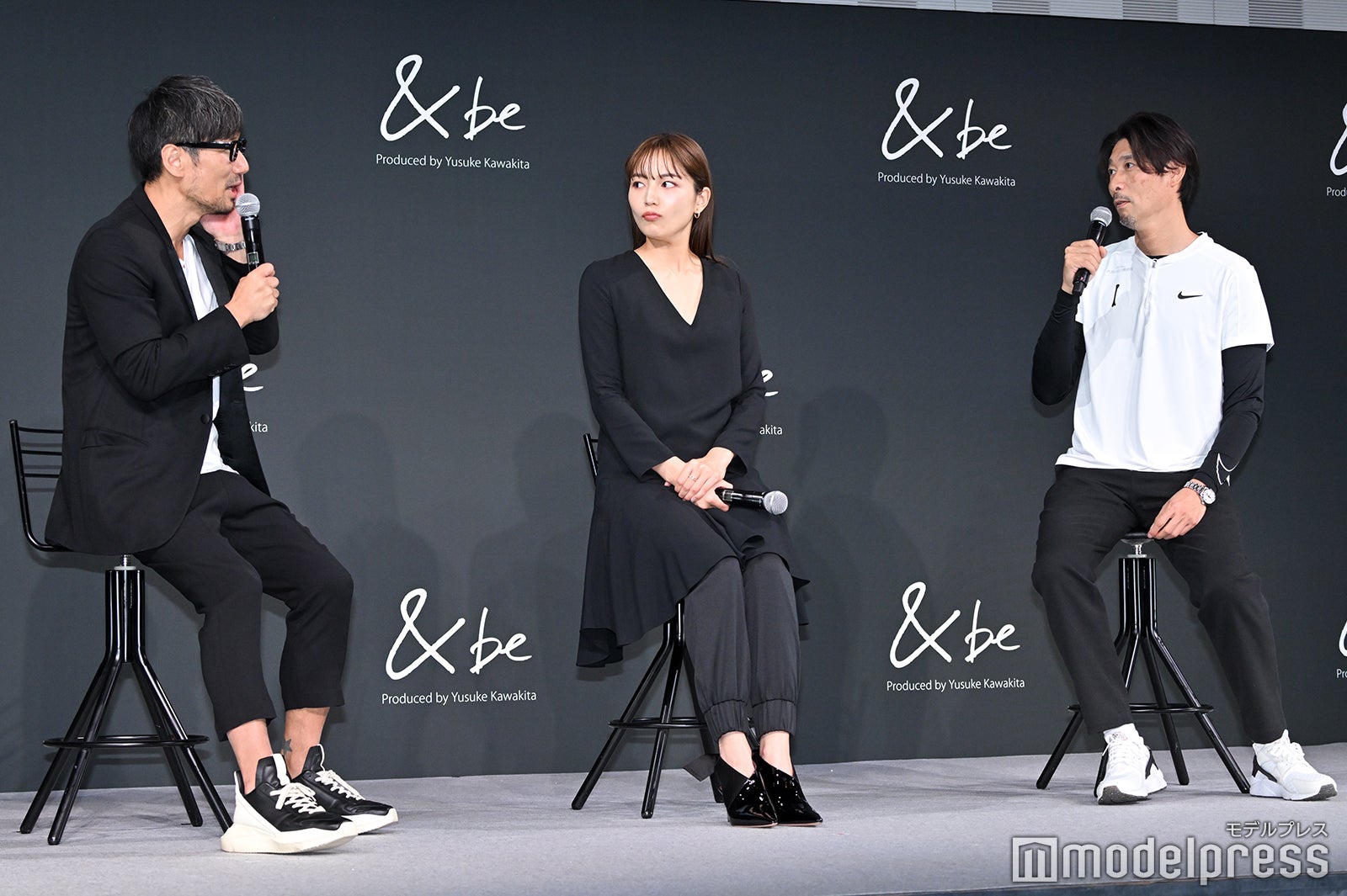 河北裕介氏、川口春奈、山口良純氏（C）モデルプレス